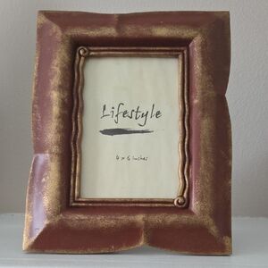 Brown and Gold Picture Frame